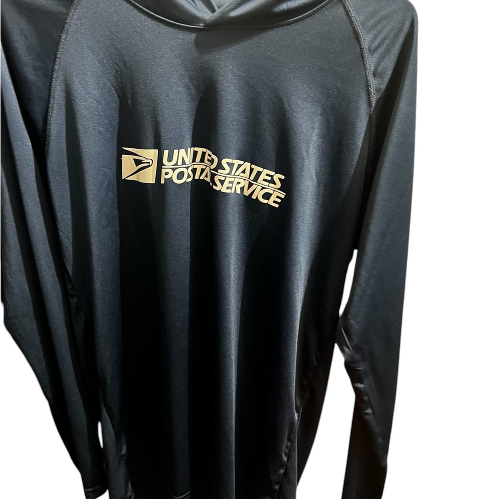 Navy Blue Reflective USPS Dri-FIT Long Sleeve Shirt